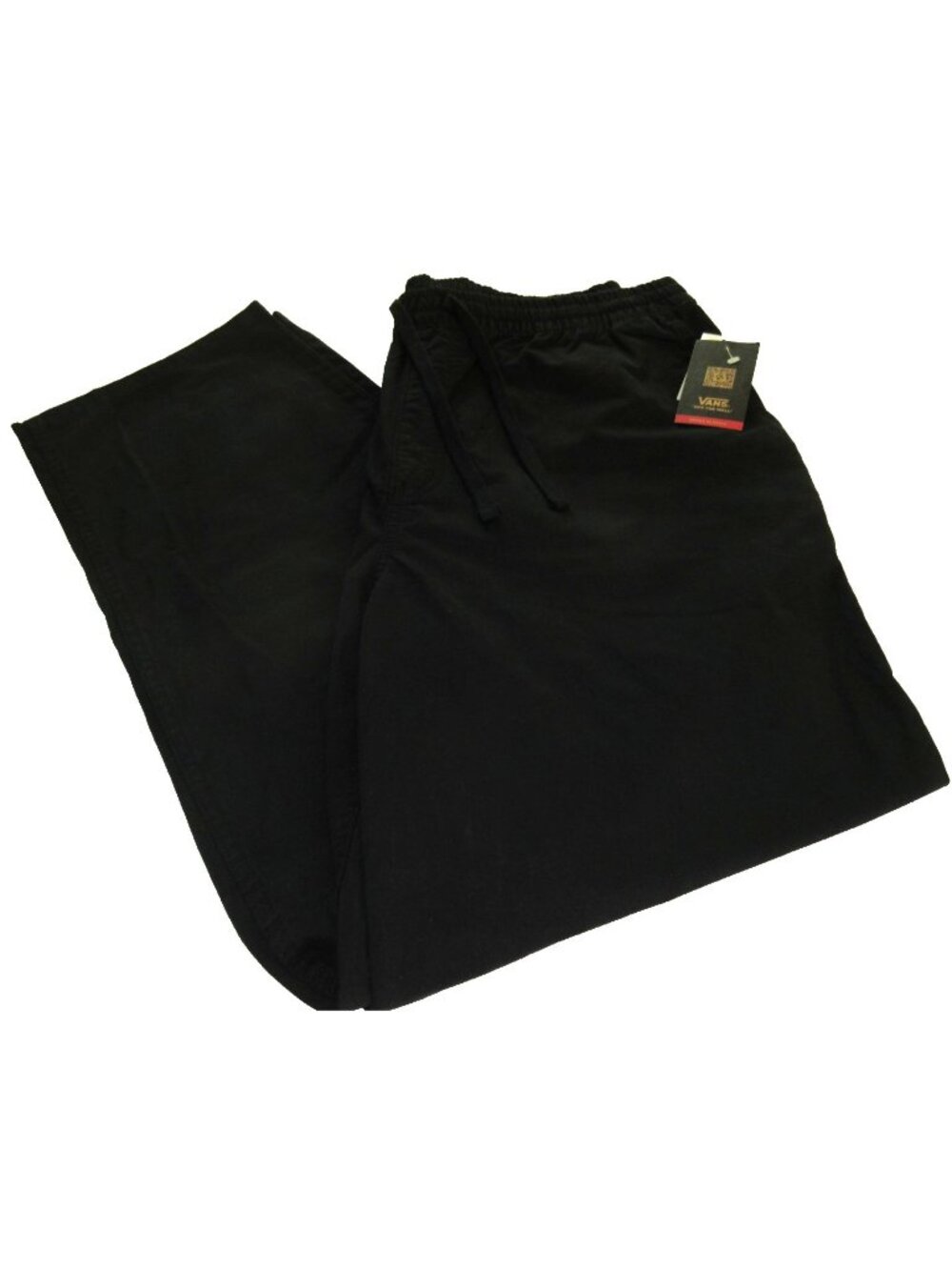 Vans Men's Range Elastic baggy Tapered Fit Cotton pants Black Size XL NWT